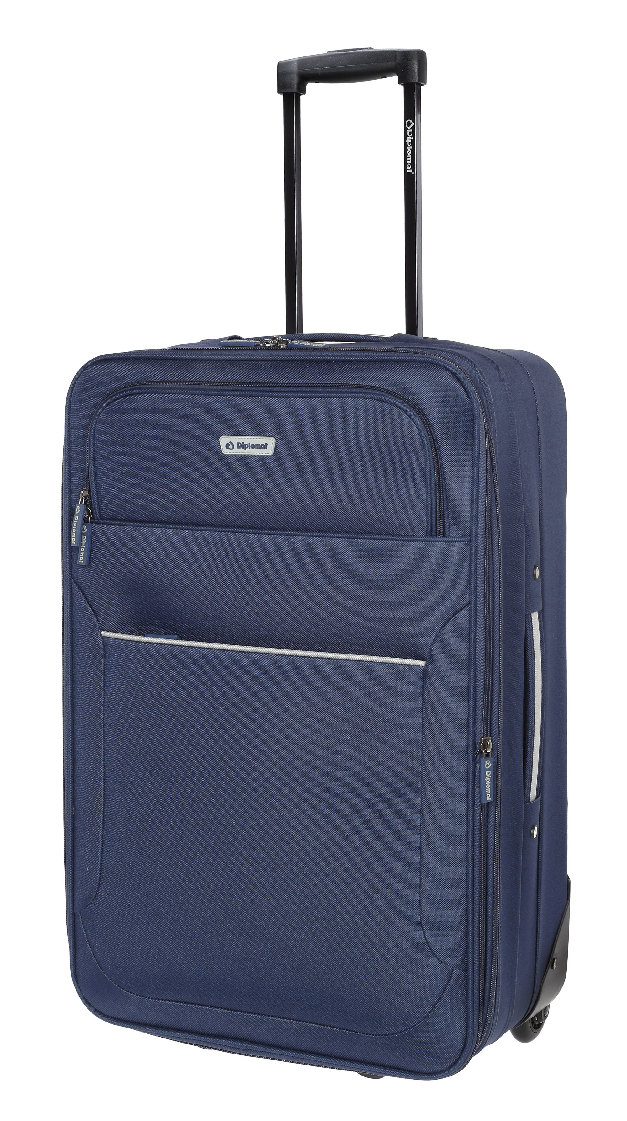 Troler Mediu, Extensibil, Diplomat, ZC 3002 - 64 cm, Bleumarin