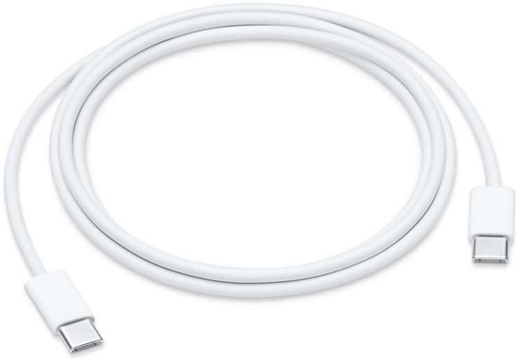 Cablu de incarcare Apple Type-C la Type-C pentru MacBook Pro/Air, 1M lungime, Alb, BBL1271