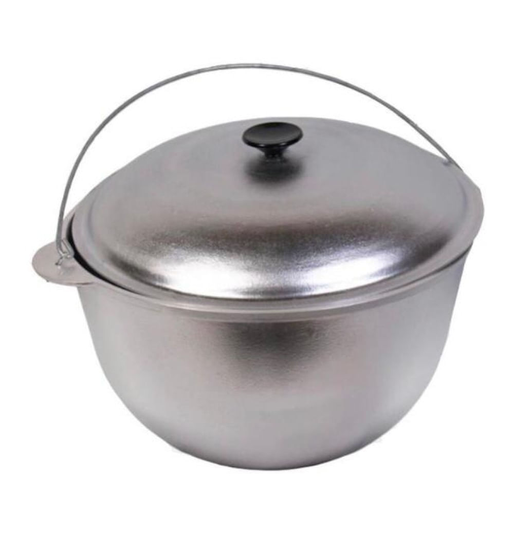 Ceaun aluminiu turnat 10l cu capac