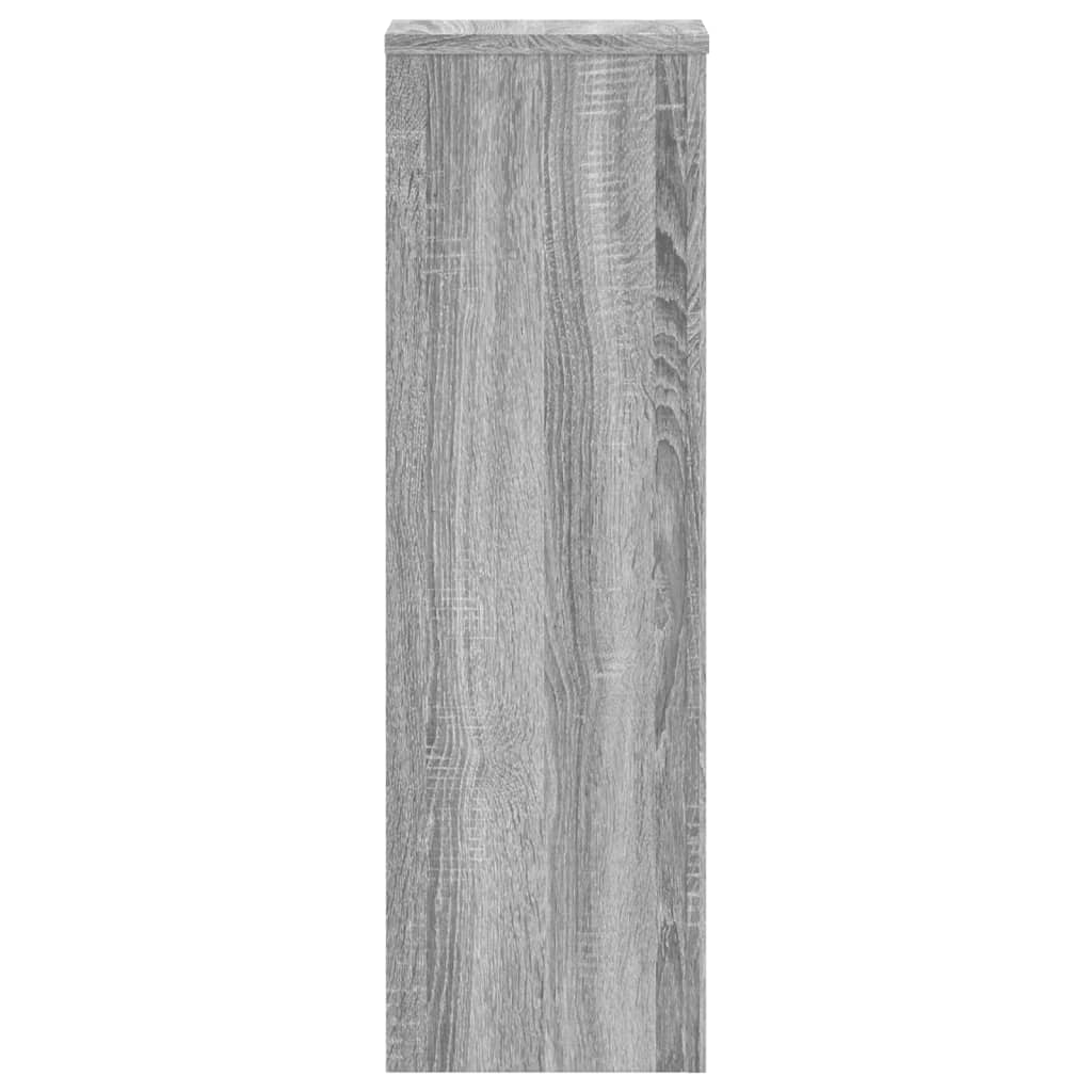 Suporturi de plante 2 buc. gri sonoma 25x25x80cm lemn prelucrat — imaginea 5