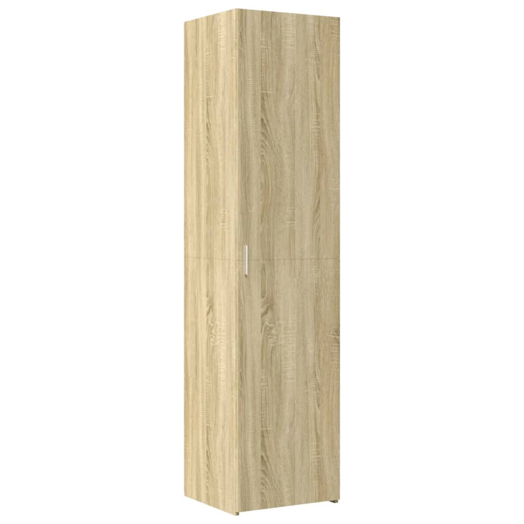 Dulap de depozitare slim, stejar sonoma, 50x42,5x225cm, lemn — imaginea 6