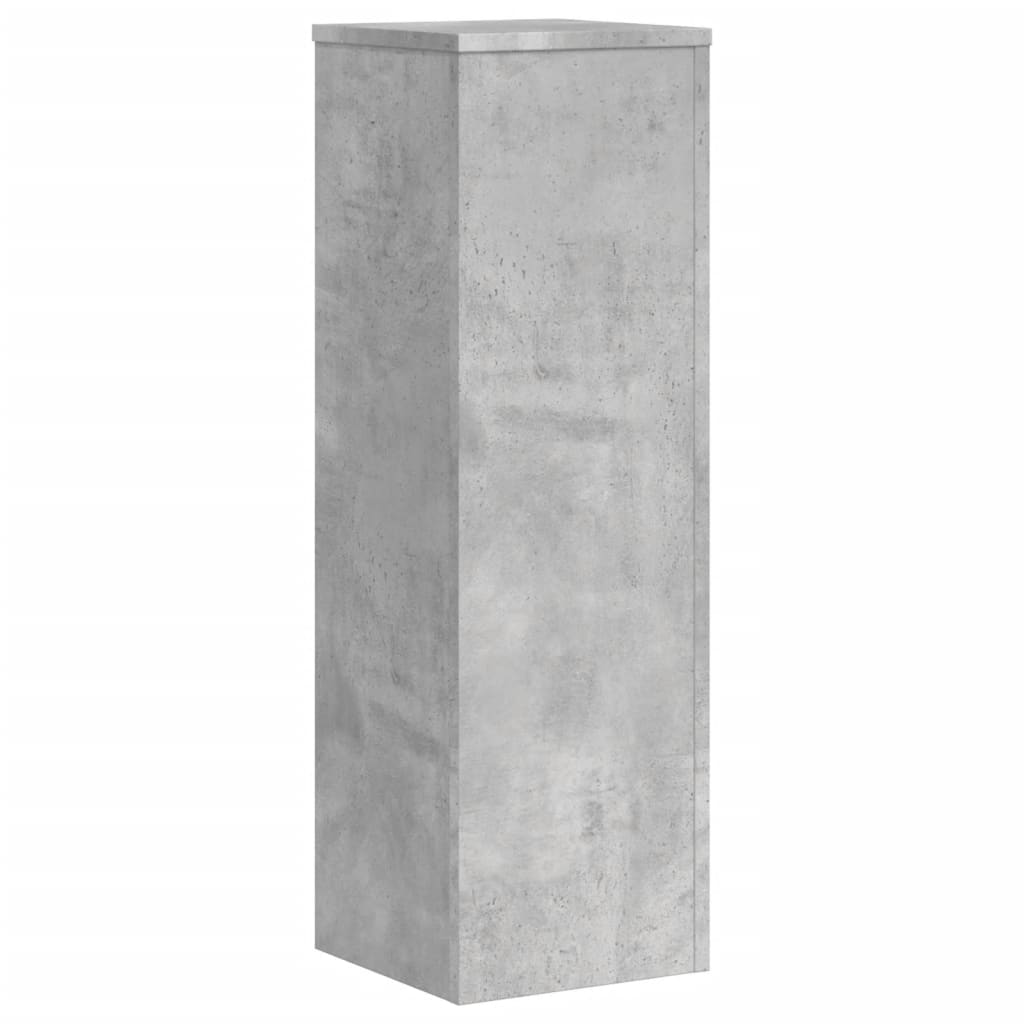 Suport de plante, 2 buc., gri beton, 25x25x80 cm lemn prelucrat — imaginea 7