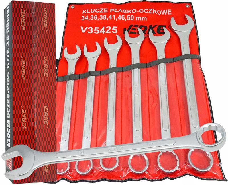 Set chei fixe si inelare combinate 6 piese 34-50mm — imaginea 3