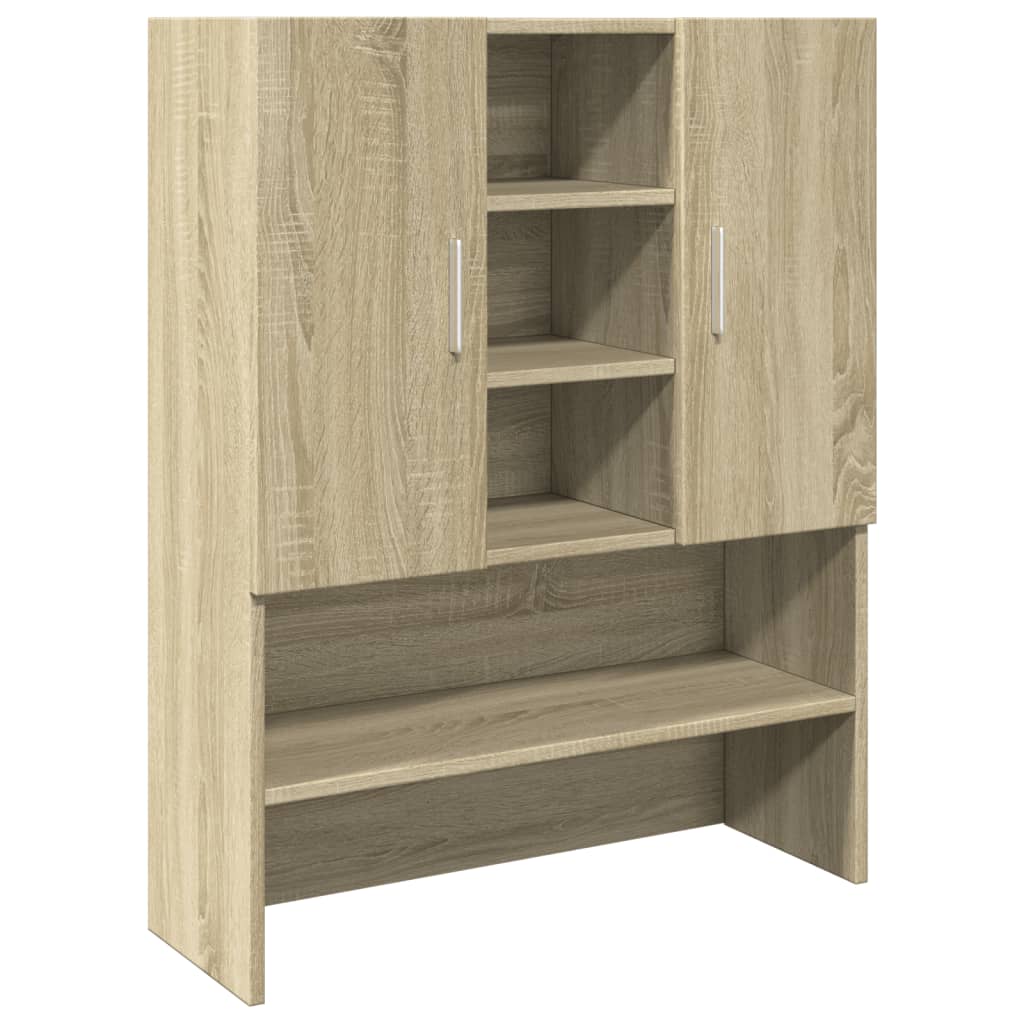 Dulap masina de spalat, stejar sonoma, 70,5x24x90 cm