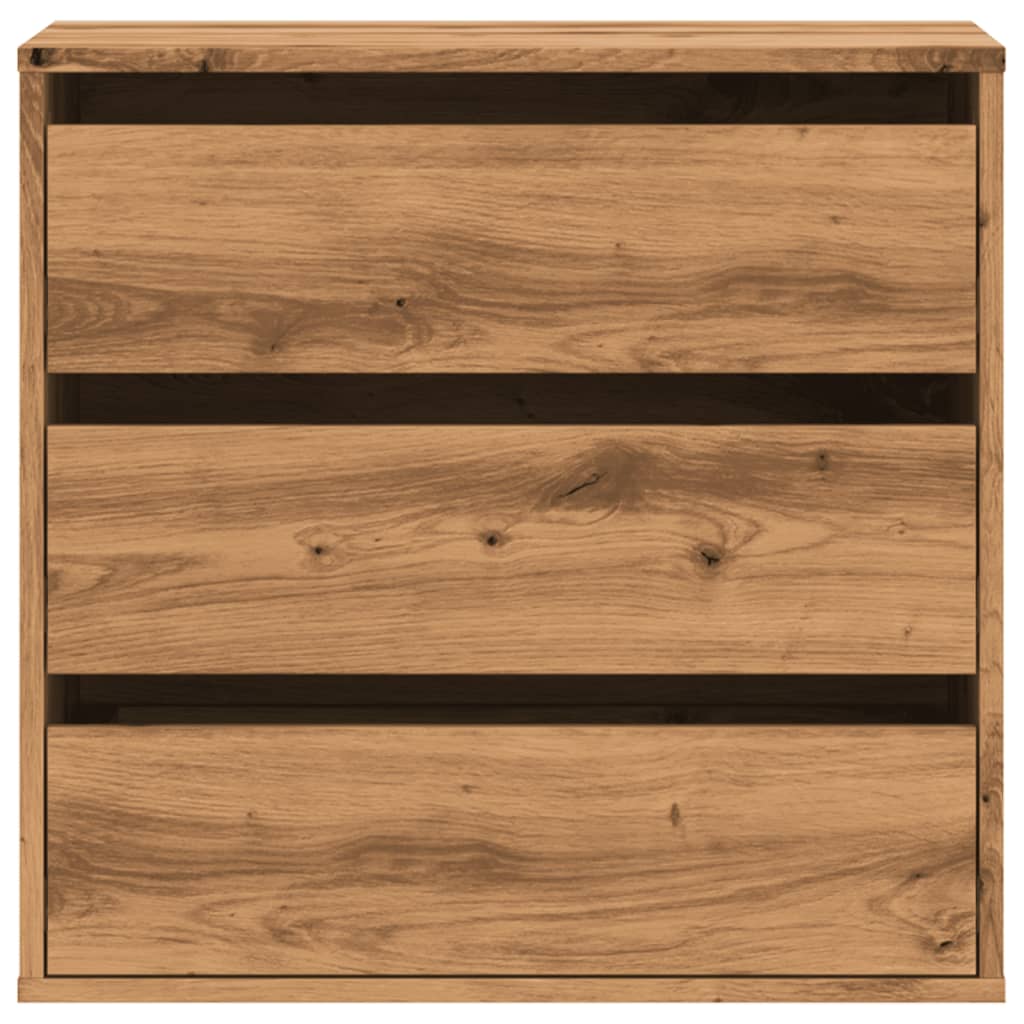 Dulap colt sertare stejar artizanal 60x41x58 cm lemn prelucrat — imaginea 4