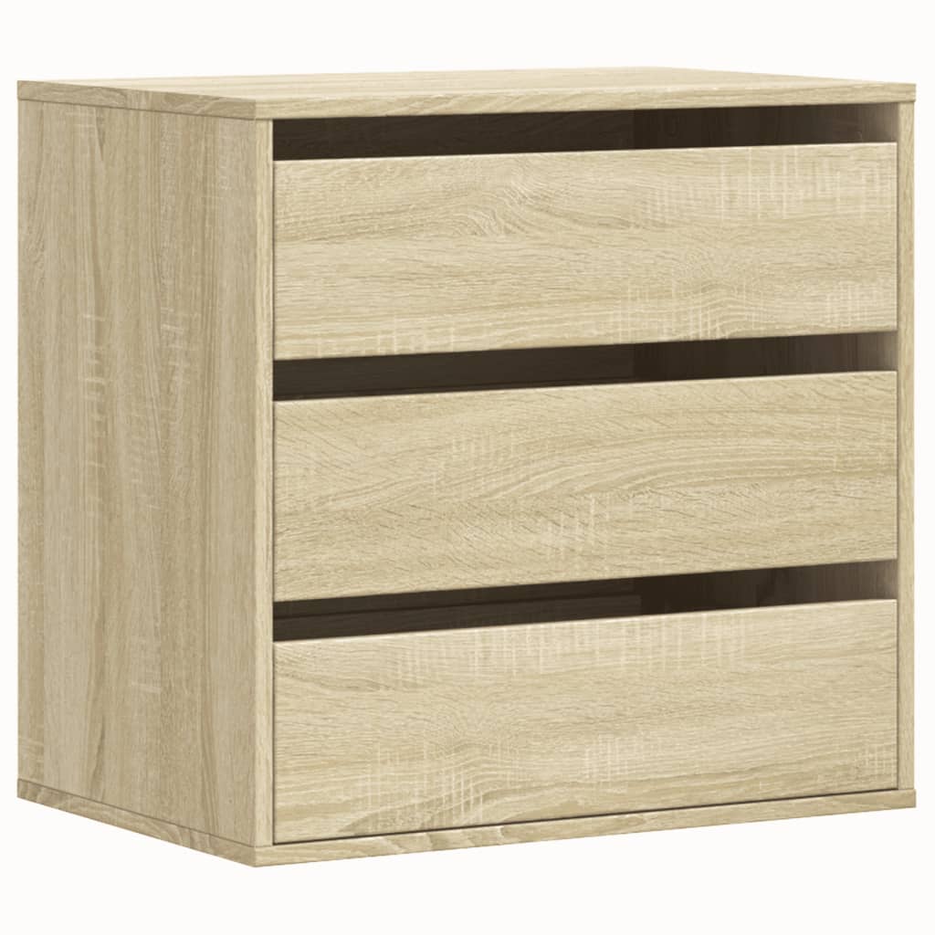 Dulap colt cu sertare stejar sonoma 60x41x58 cm lemn prelucrat