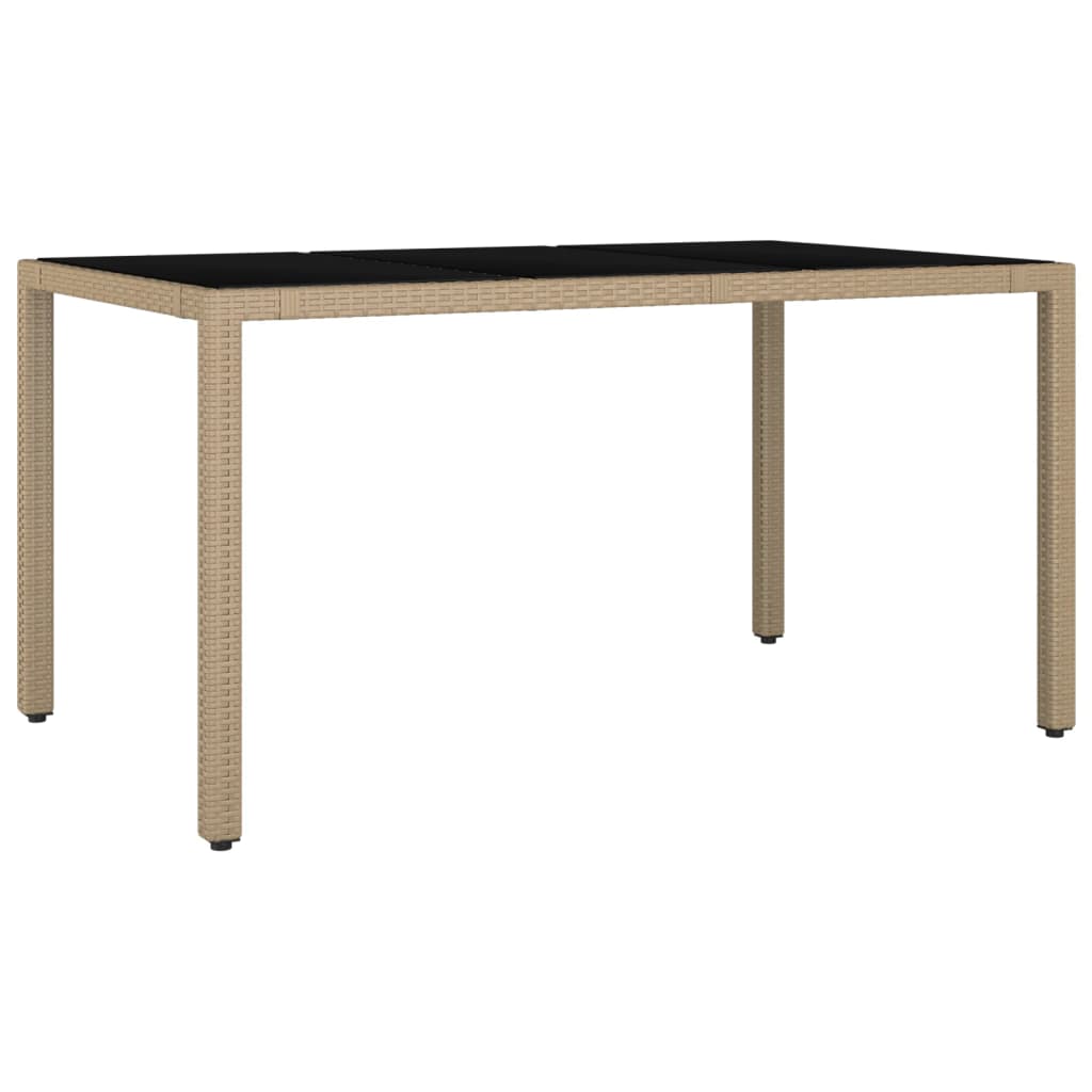 Set bistro de gradina, 5 piese, cu perne, maro, poliratan — imaginea 4