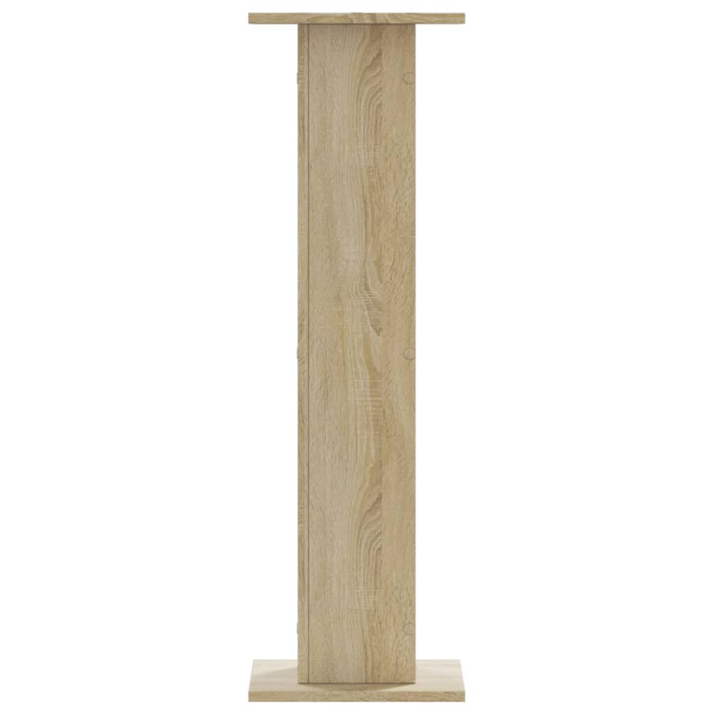 Suporturi plante 2 buc. stejar sonoma 30x30x95cm lemn prelucrat — imaginea 6