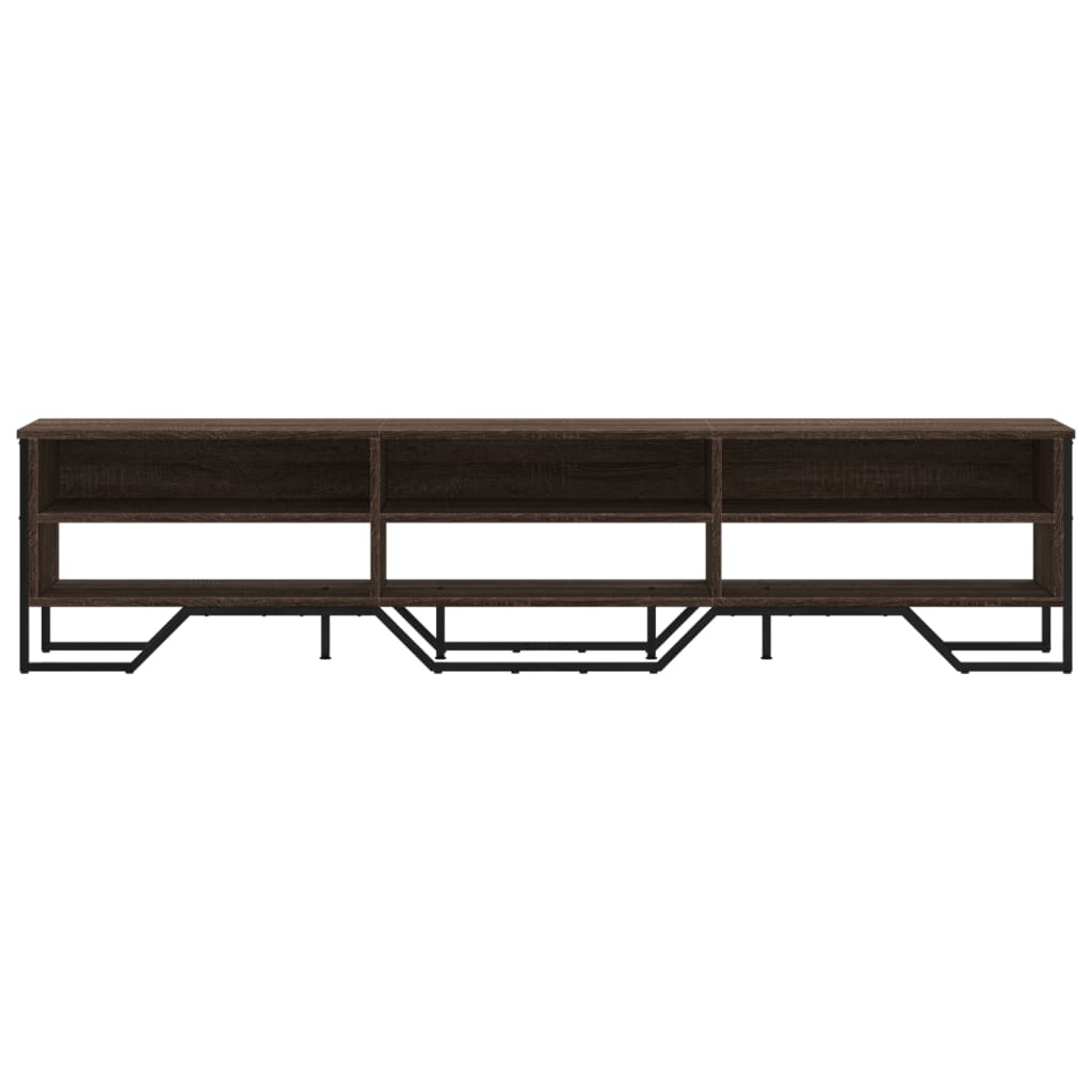 Dulap TV, stejar maro, 180x34x41 cm, lemn prelucrat — imaginea 4