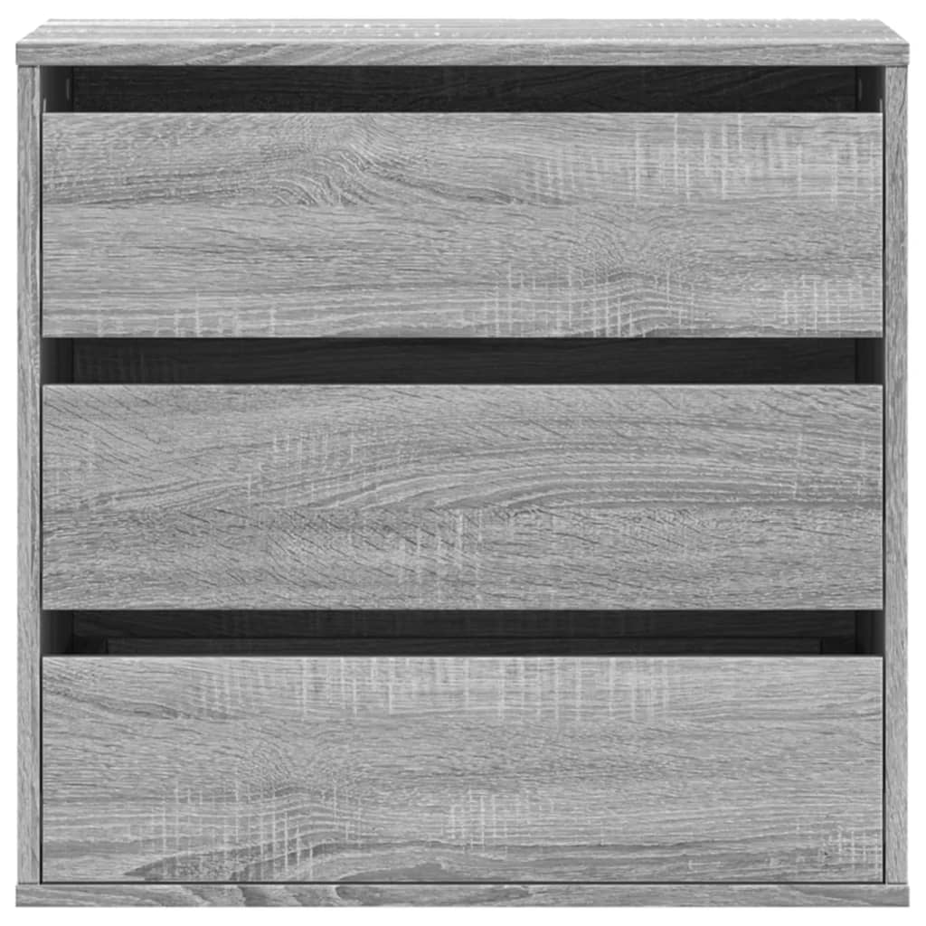 Dulap colt cu sertare sonoma gri 60x41x58 cm lemn prelucrat — imaginea 4