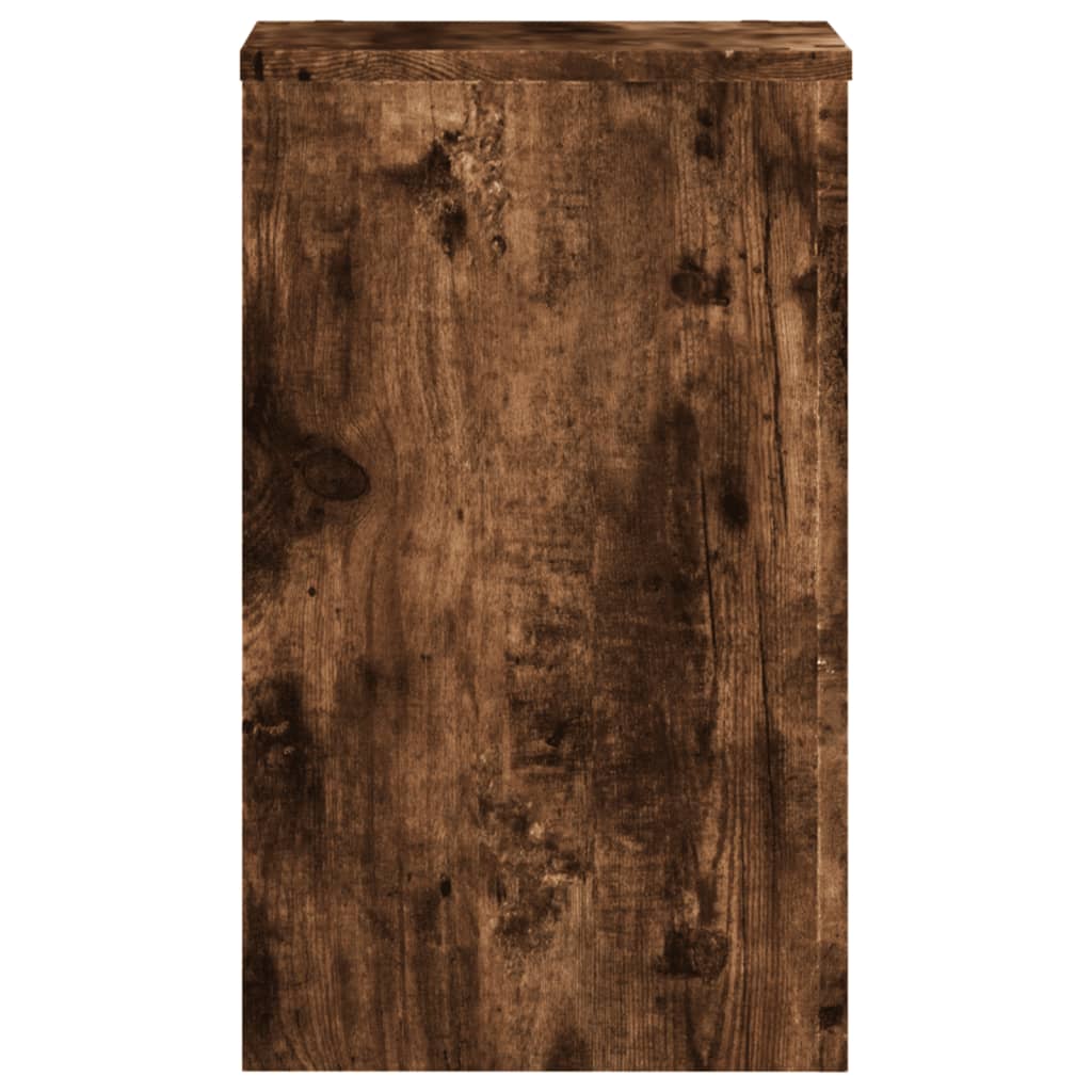 Suporturi de plante 2 buc. stejar fumuriu 30x30x50 cm lemn — imaginea 6