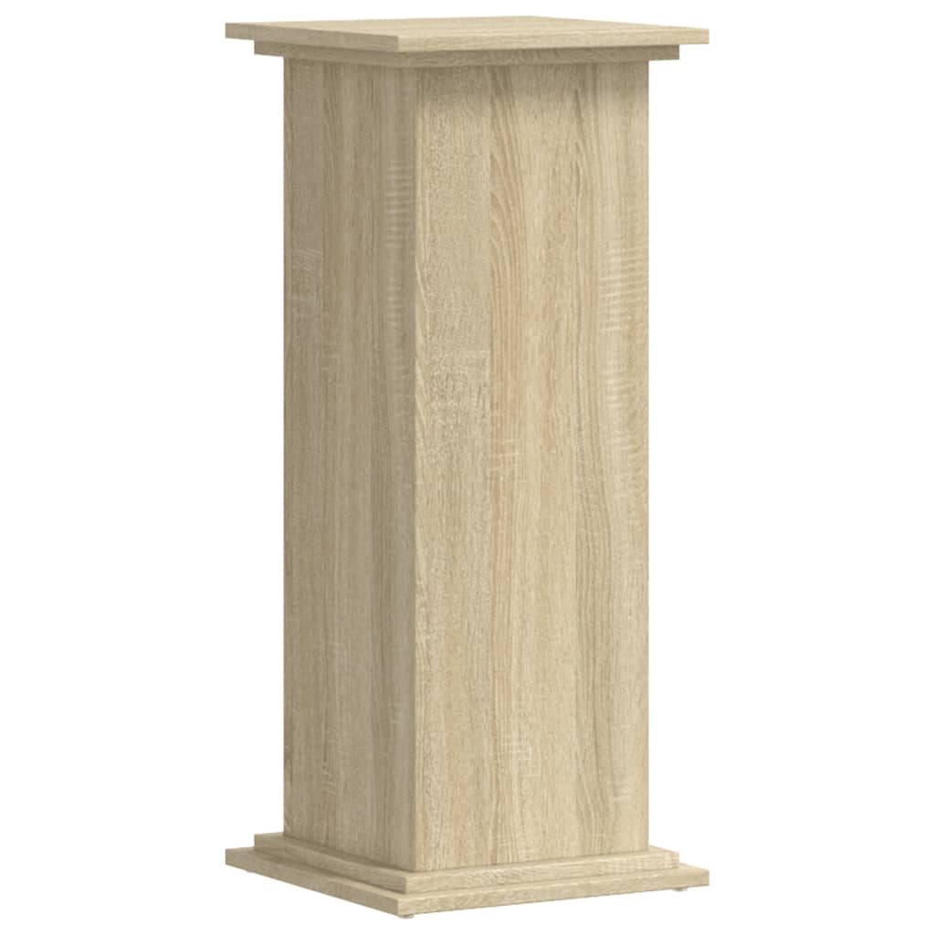 Suport de plante, stejar sonoma, 33x33x80 cm, lemn prelucrat — imaginea 6