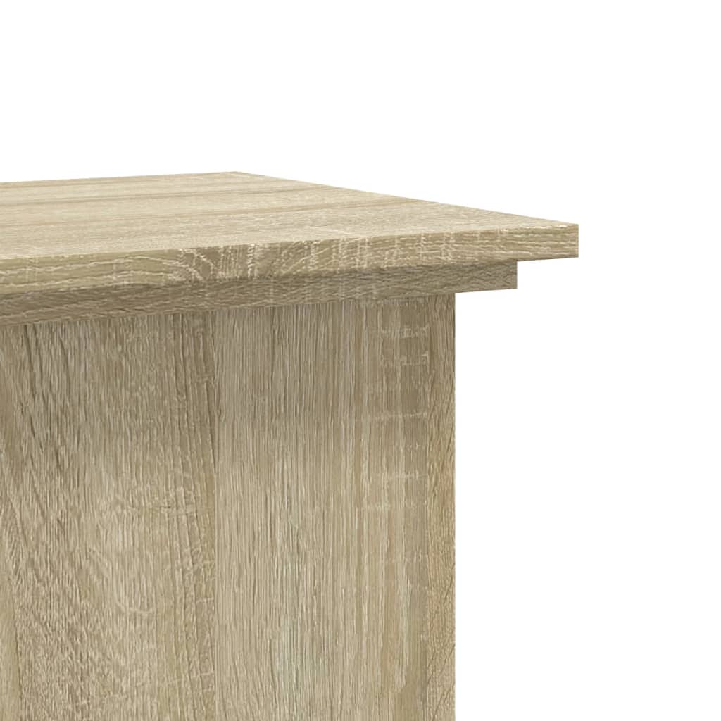 Suport de plante, stejar sonoma, 33x33x80 cm, lemn prelucrat — imaginea 7