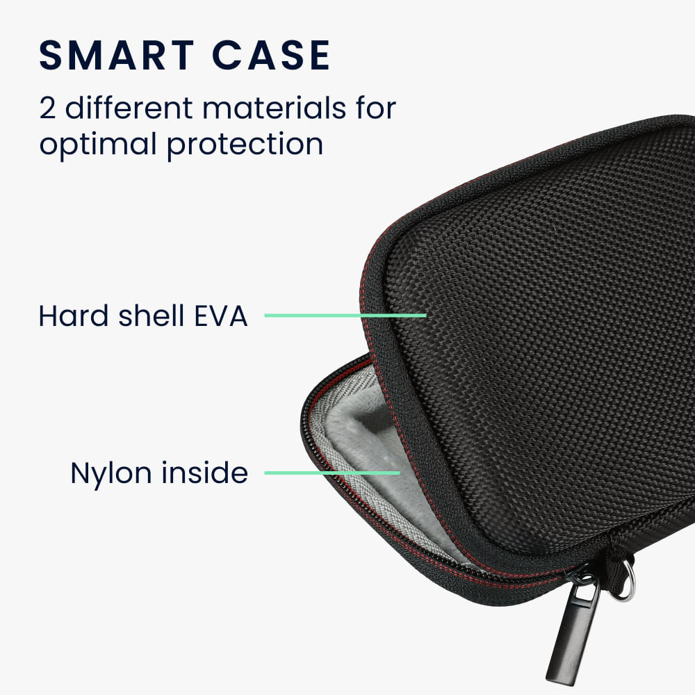 Husa de protectie Kwmobile pentru Samsung Portable SSD T7/SSD T7 Touch, Negru, EVA, KWM000025DV001C - 2 | YEO