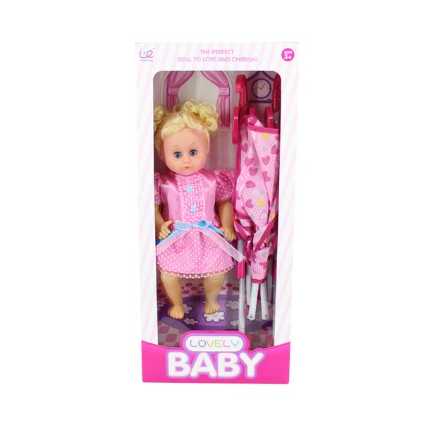 Carucior sport cu papusa Baby Lovely Bebeking