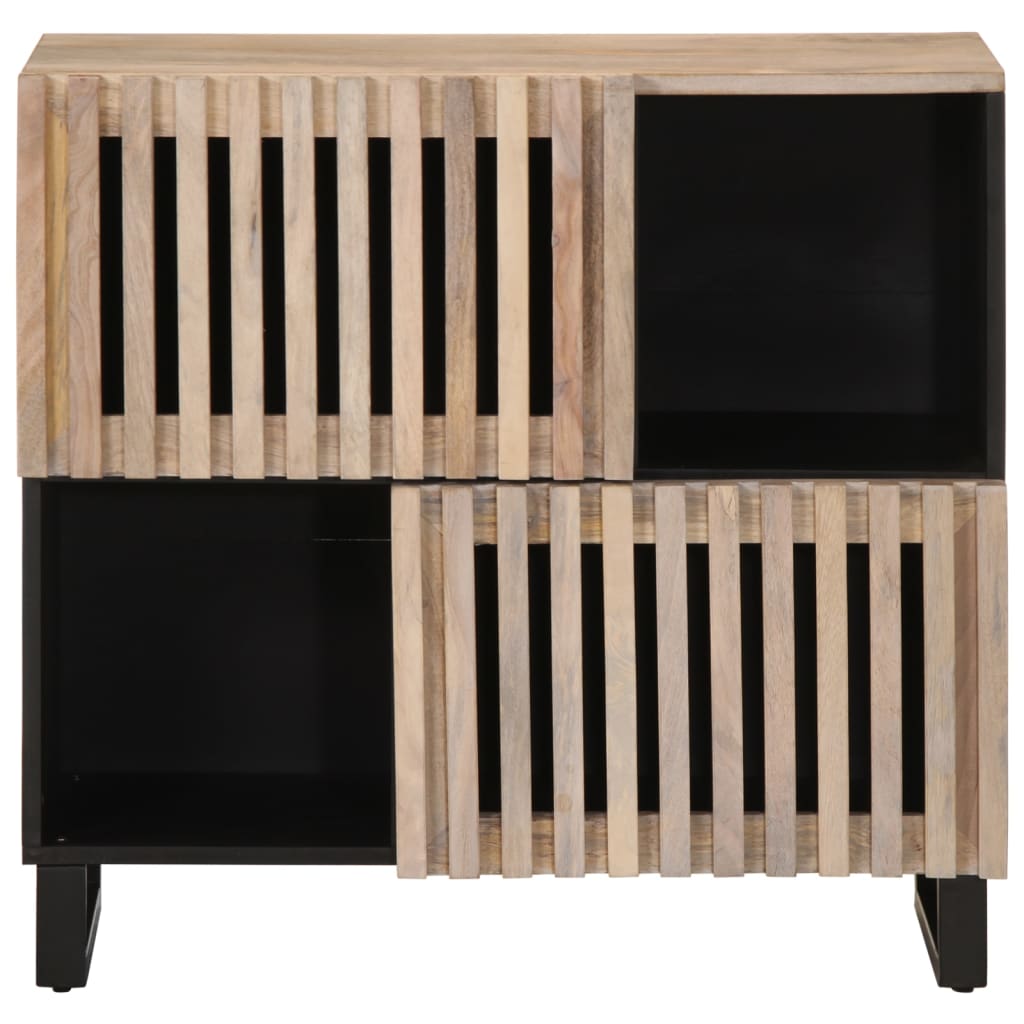 Dulap, 80x34x75 cm, lemn masiv de mango — imaginea 2
