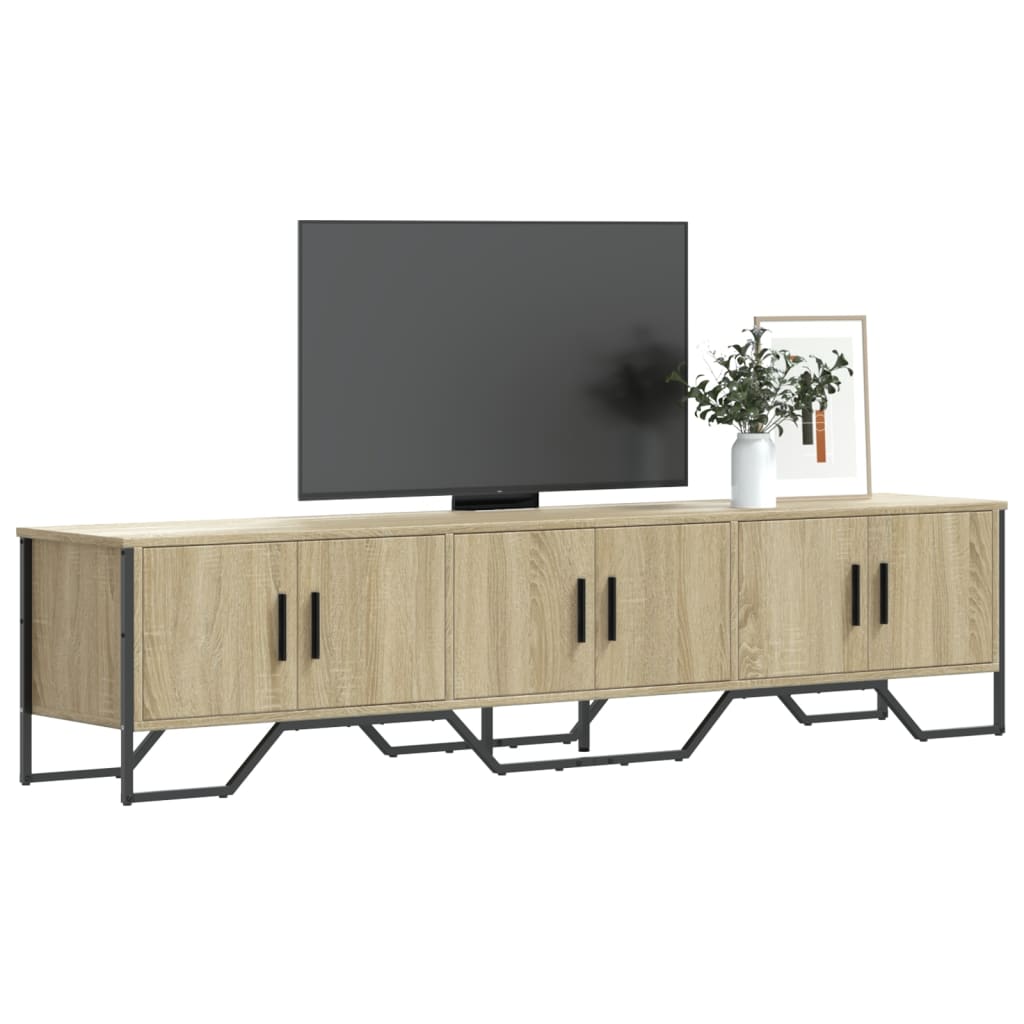 Dulap TV, stejar sonoma, 180x34x41 cm, lemn prelucrat — imaginea 2