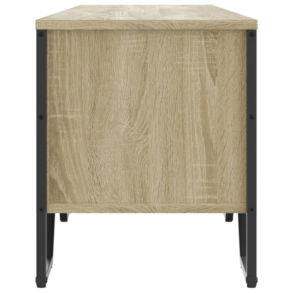 Dulap TV, stejar sonoma, 180x34x41 cm, lemn prelucrat — imaginea 5