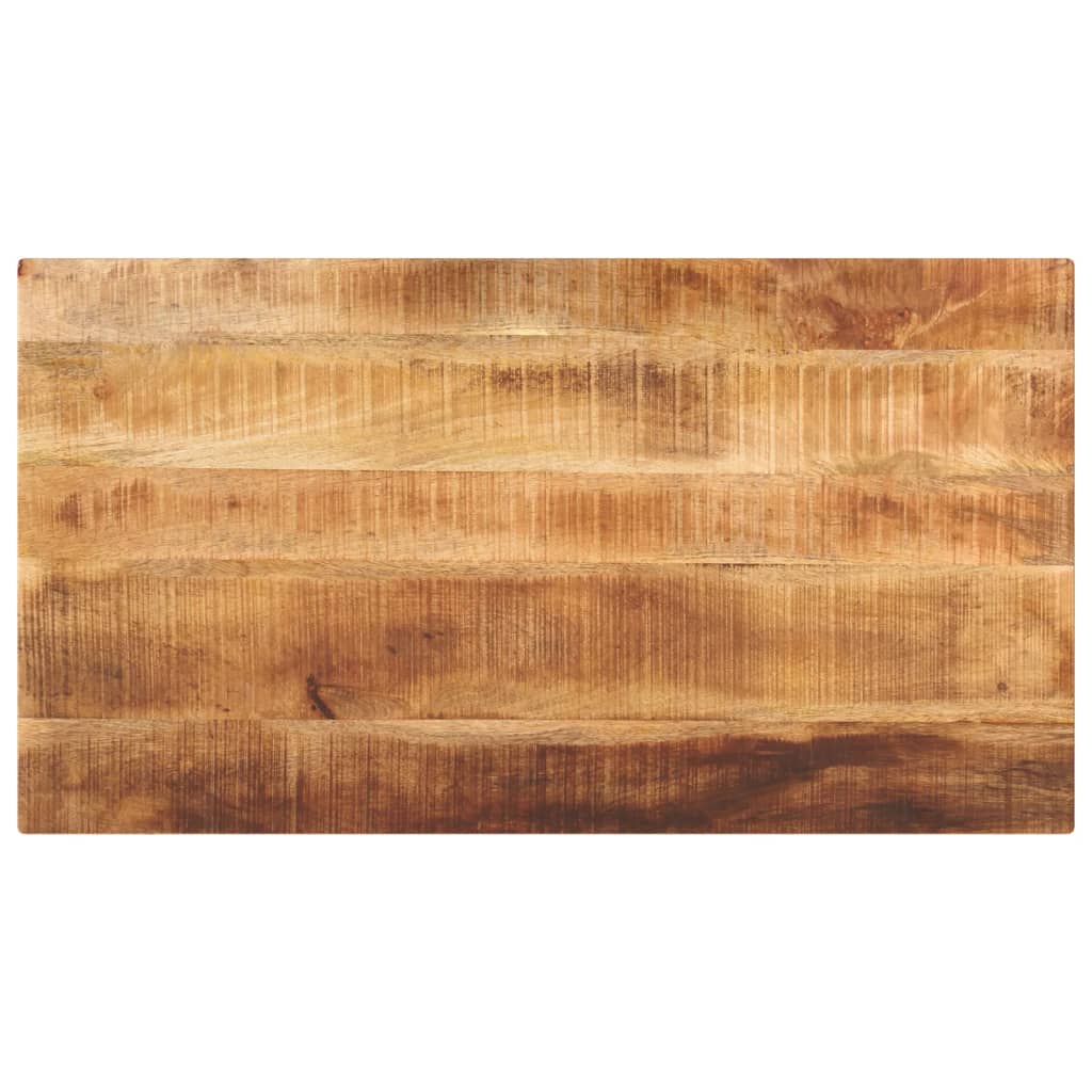 Blat masa, 120x50x2,5 cm, dreptunghiular, lemn masiv mango brut