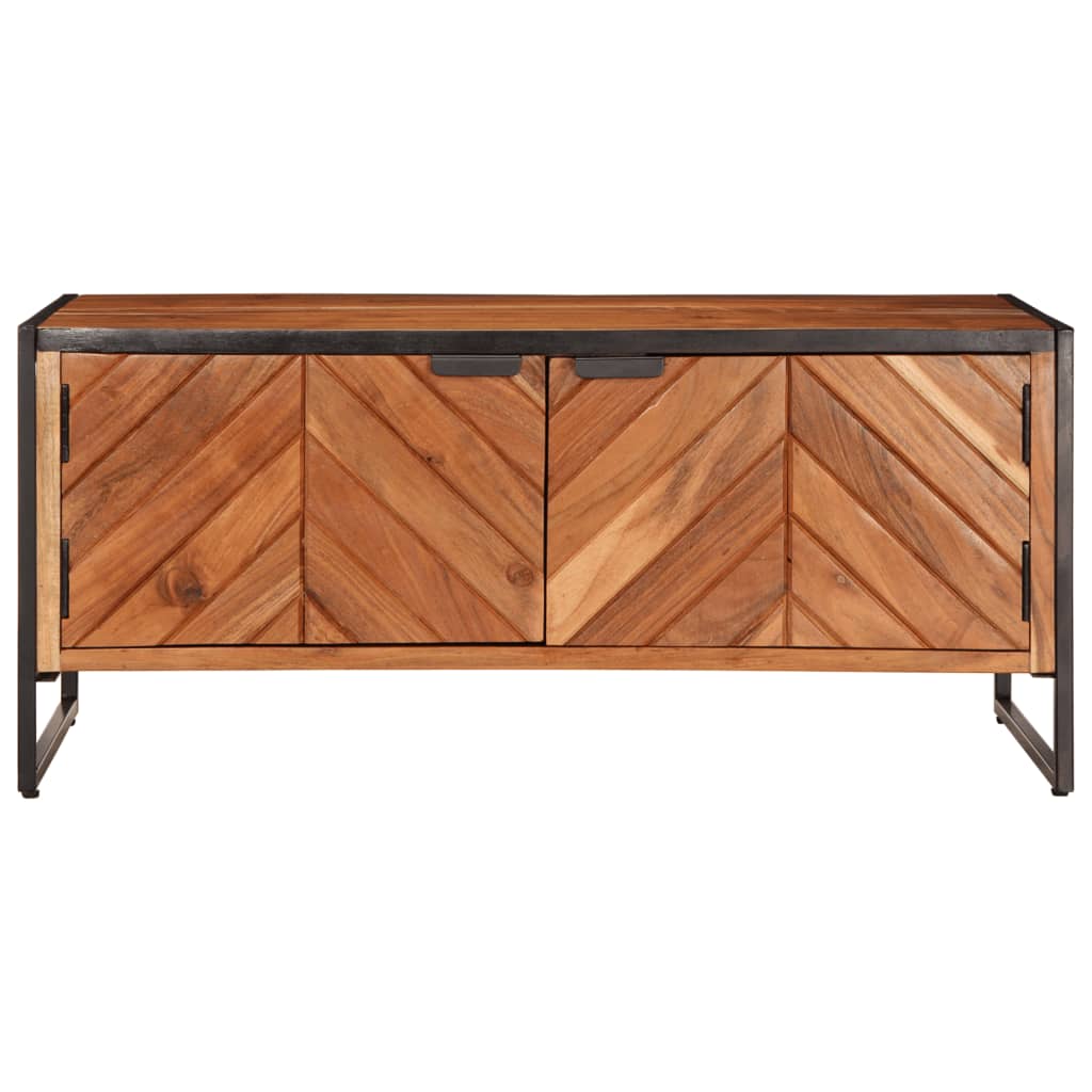 Masuta de cafea, 90x55x40 cm, lemn masiv de acacia — imaginea 4