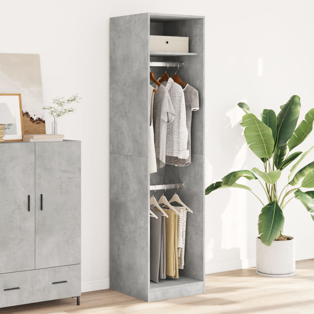 Sifonier, gri beton, 50x50x200 cm, PAL, cantitate 1 raft — imaginea 3