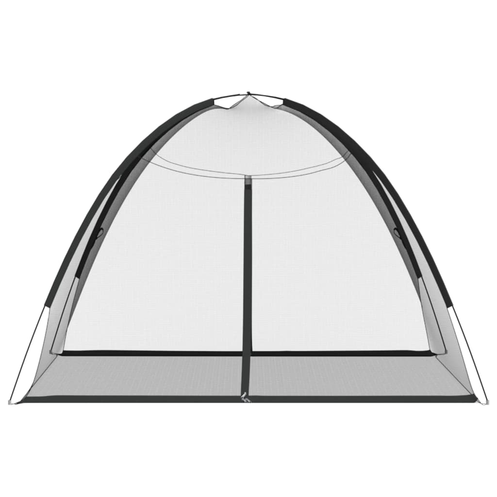 Plasa tantari Mongolia cu usi, 220 ochiuri negru 200x180x135 cm - 3 | YEO