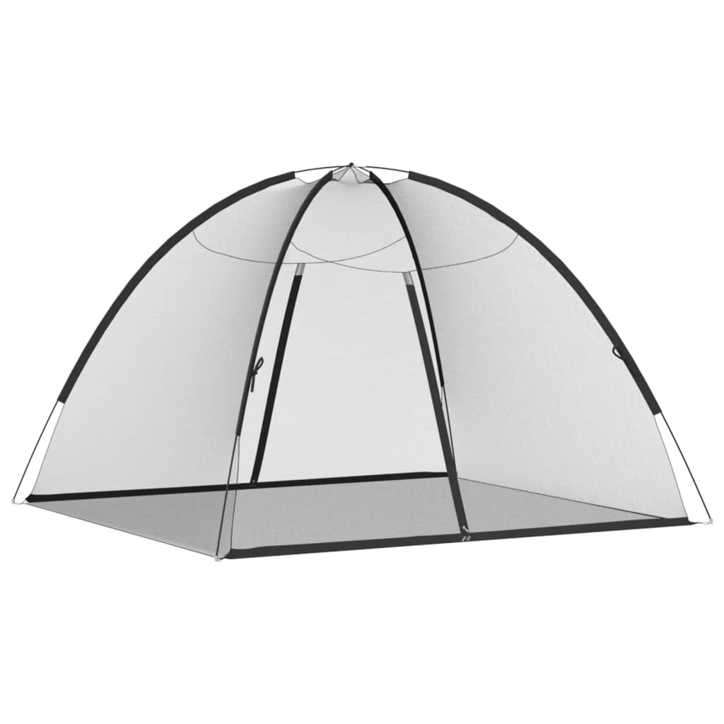 Plasa tantari Mongolia cu usi, 220 ochiuri negru 200x180x135 cm - 5 | YEO