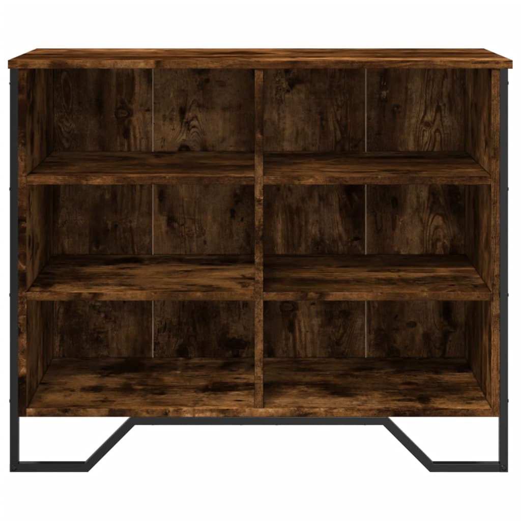Dulap, stejar fumuriu, 91x35,5x74,5 cm, lemn prelucrat — imaginea 4