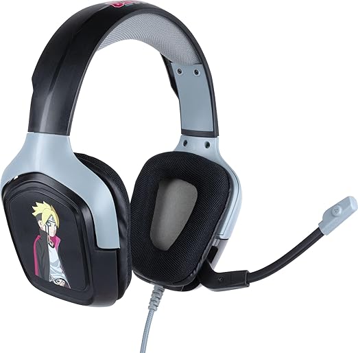 Casti universale gaming, Konix, Boruto, negru
