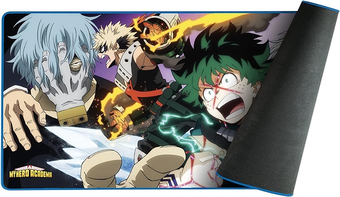 Mousepad gaming XXL, Konix, My Hero Academia, 90 x 46 cm, multicolor