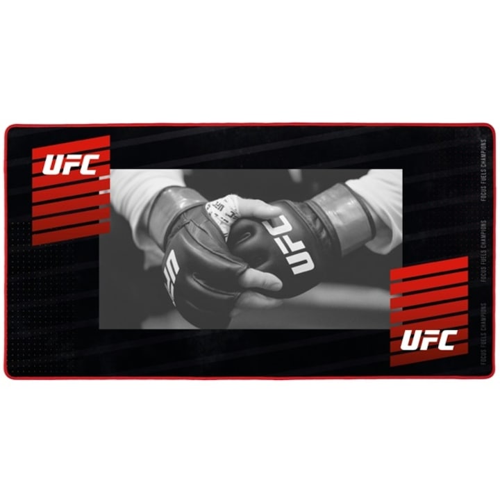 Mousepad, Konix, UFC gaming, 320x270mm, negru
