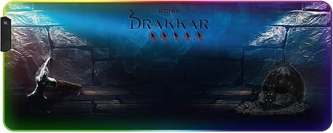 Mousepad Konix Drakkar Hetland XL, 800x300x3mm