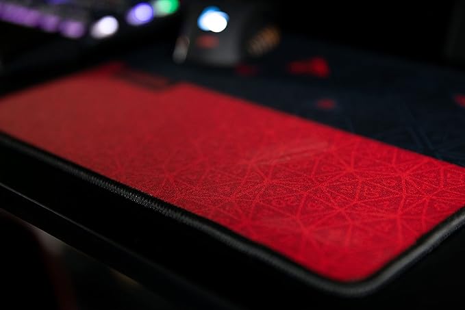 Mousepad pentru jocuri Konix  Dungeons & Dragons, 49x49x270mm, negru/rosu