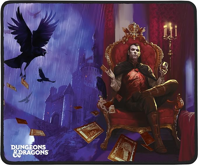 Mousepad pentru gaming „Curse Of Strah” 49x49x270mm, negrur/osu