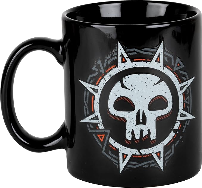 Cana din ceramica Konix Magic The Gathering Black Mana, 320 ml - 1 | YEO