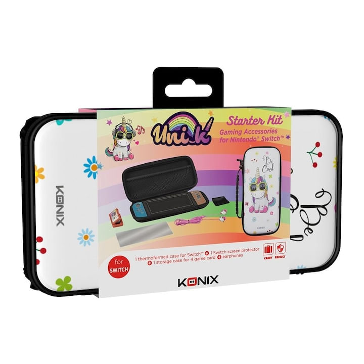 Set gaming pentru Nintendo Switch, Konix, Unik Be Cool, 5 piese, multicolor - 1 | YEO