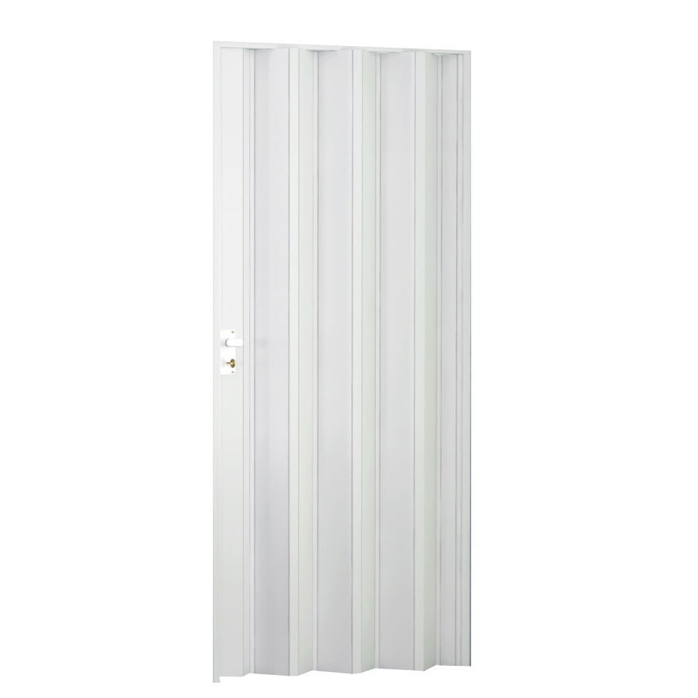 Usa plianta Lamina, din lamele pvc, culoare Alb, 82x203cm - 1 | YEO