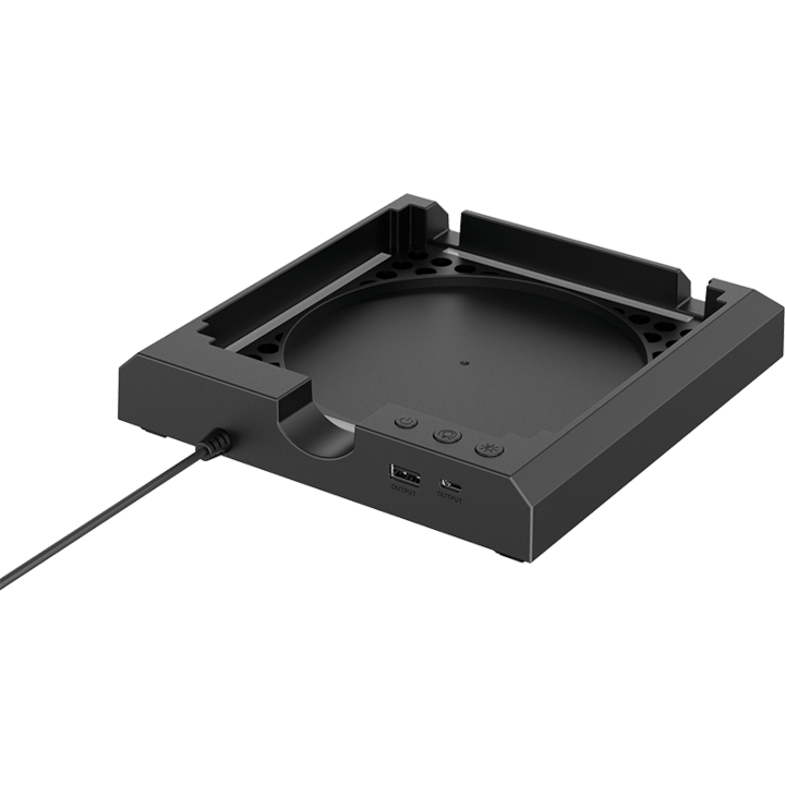 Stand consola gaming, Venom, pentru XBOX Series X, LED RGB, negru