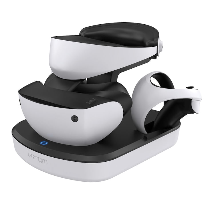 Dock de incarcare pentru PSVR 2, Venom, alb