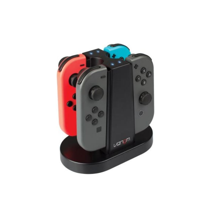 Statia de incarcare Venom pentru Nintendo Switch Joy-Con, negru - 1 | YEO