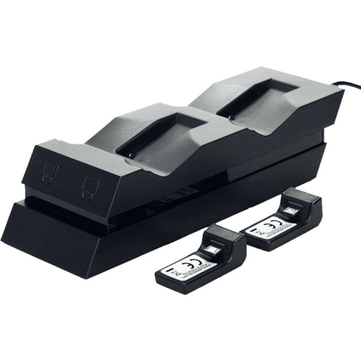Statie de incarcare duala Venom PS4, negru