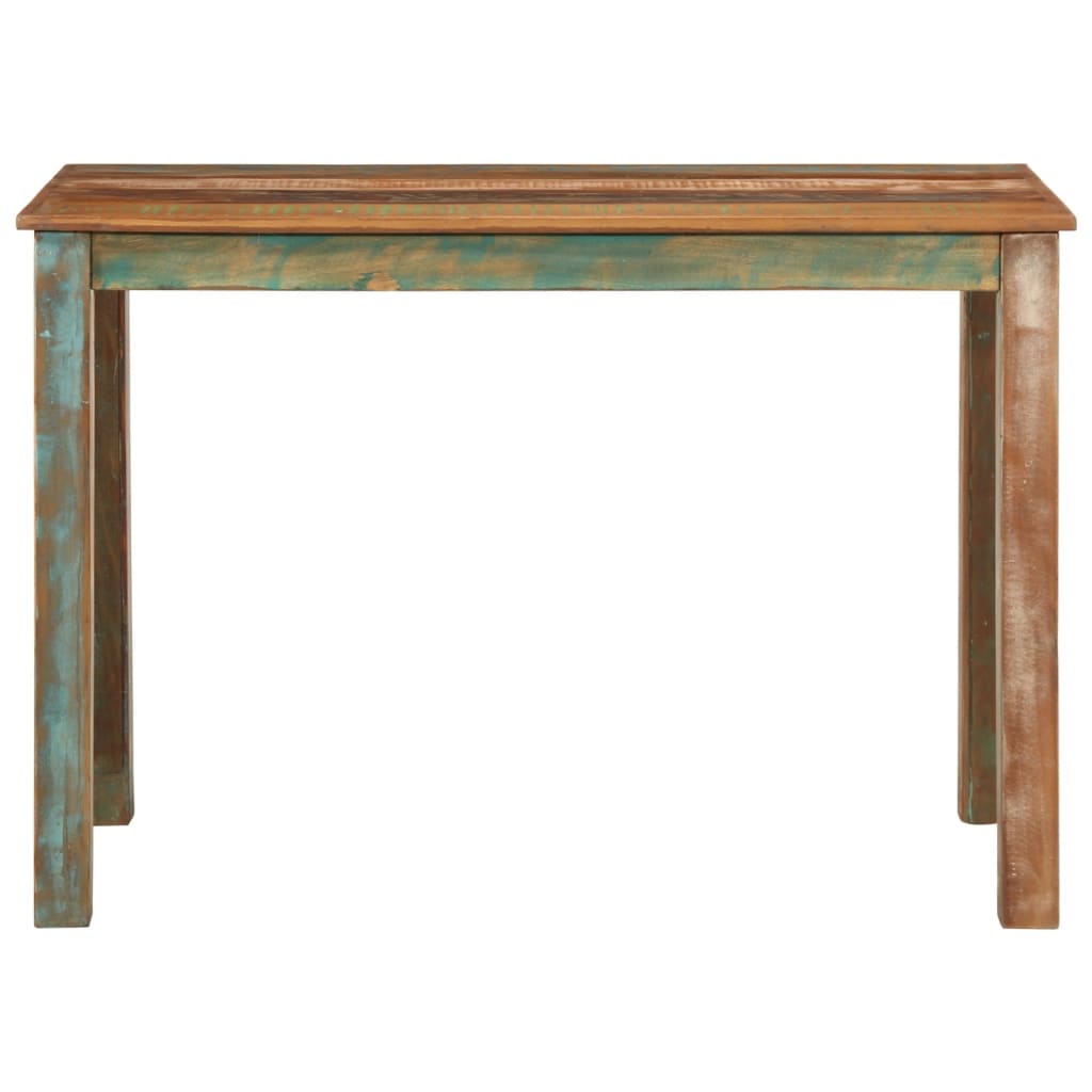 Masa de bucatarie, 110x55x76 cm, lemn masiv reciclat — imaginea 2