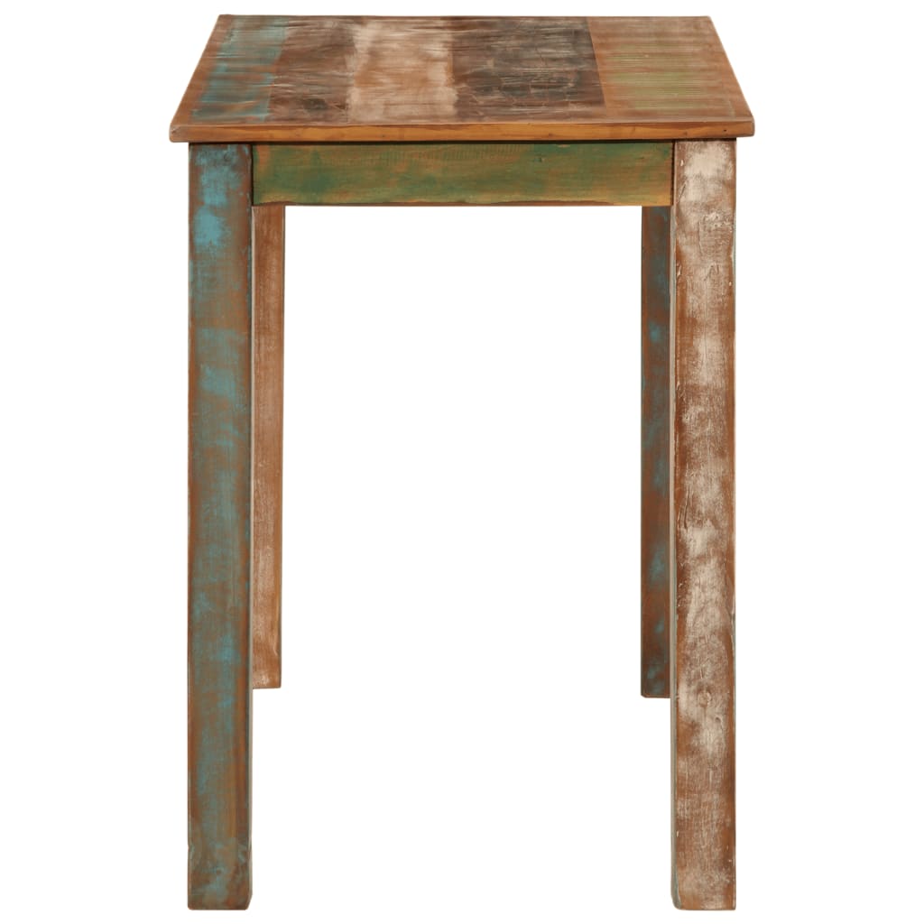 Masa de bucatarie, 110x55x76 cm, lemn masiv reciclat — imaginea 3