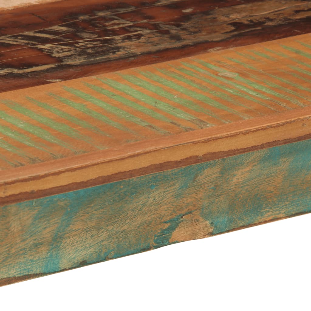 Masa de bucatarie, 110x55x76 cm, lemn masiv reciclat — imaginea 6