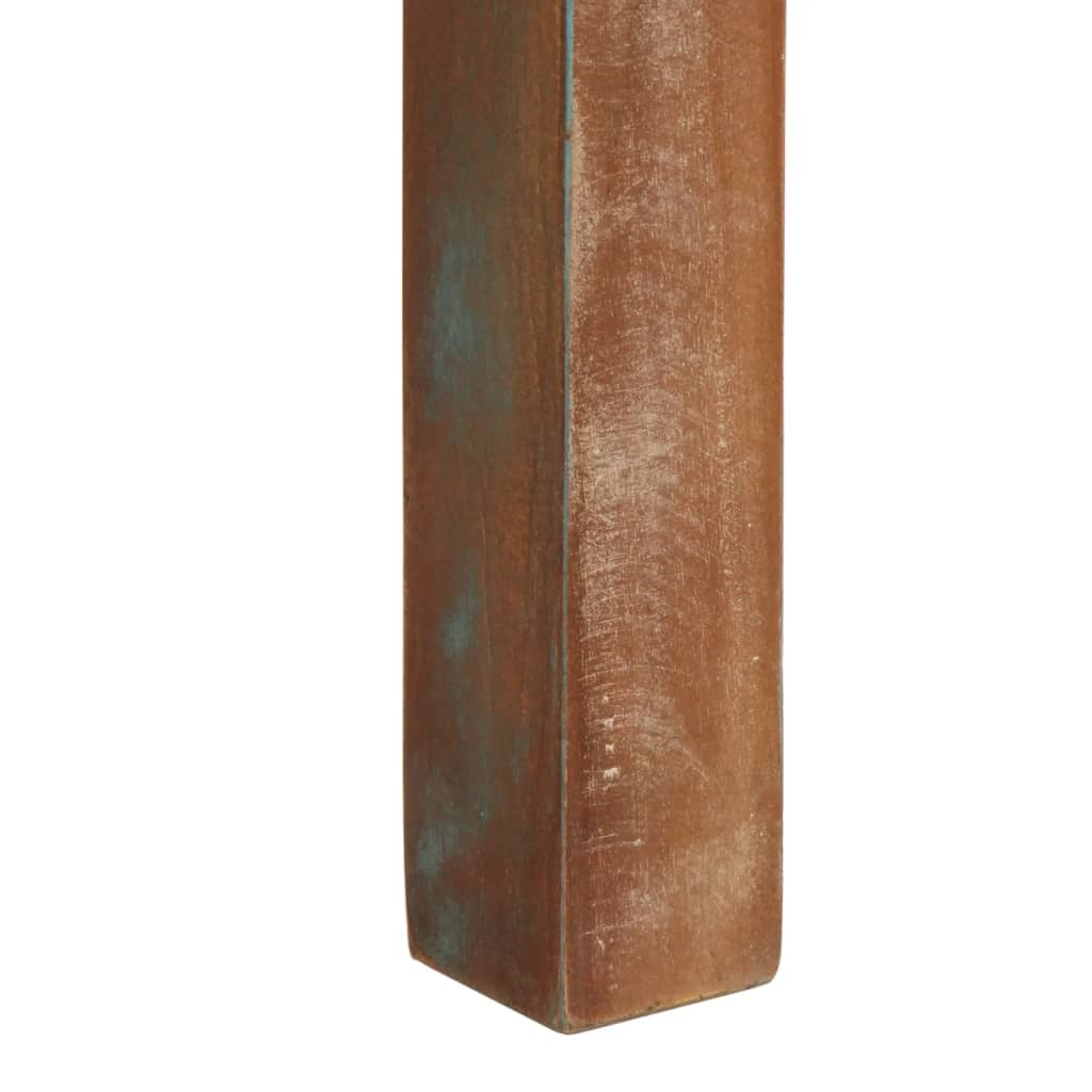 Masa de bucatarie, 110x55x76 cm, lemn masiv reciclat — imaginea 7