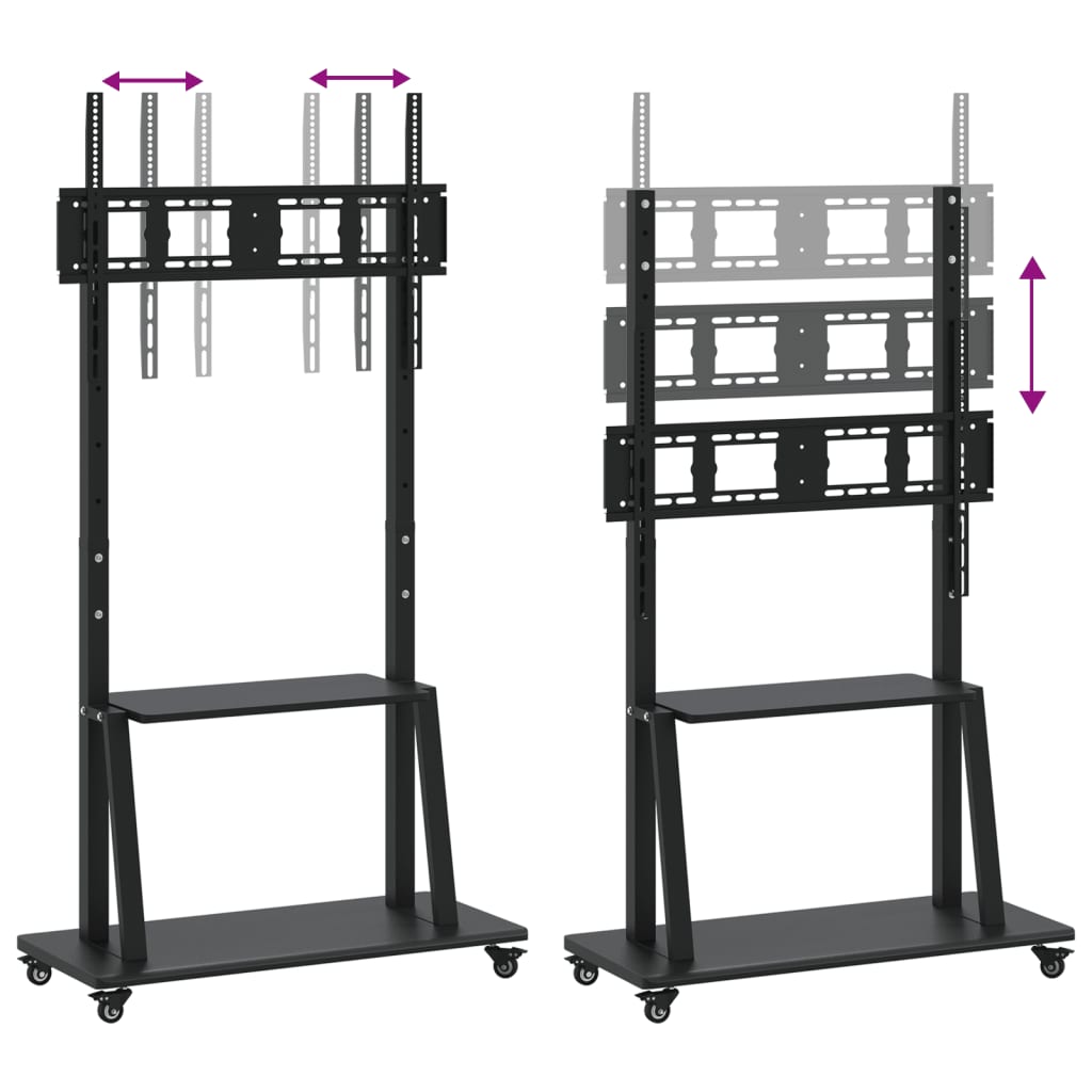 Suport TV pe roti ecran de 32-90 inchi Max VESA 800x400mm 100kg - imagine 6