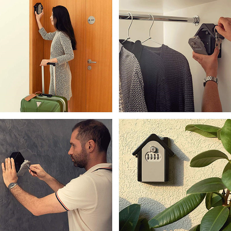Cutie pentru chei waterproof Astro, caseta exterior cu cod mecanic — imaginea 8