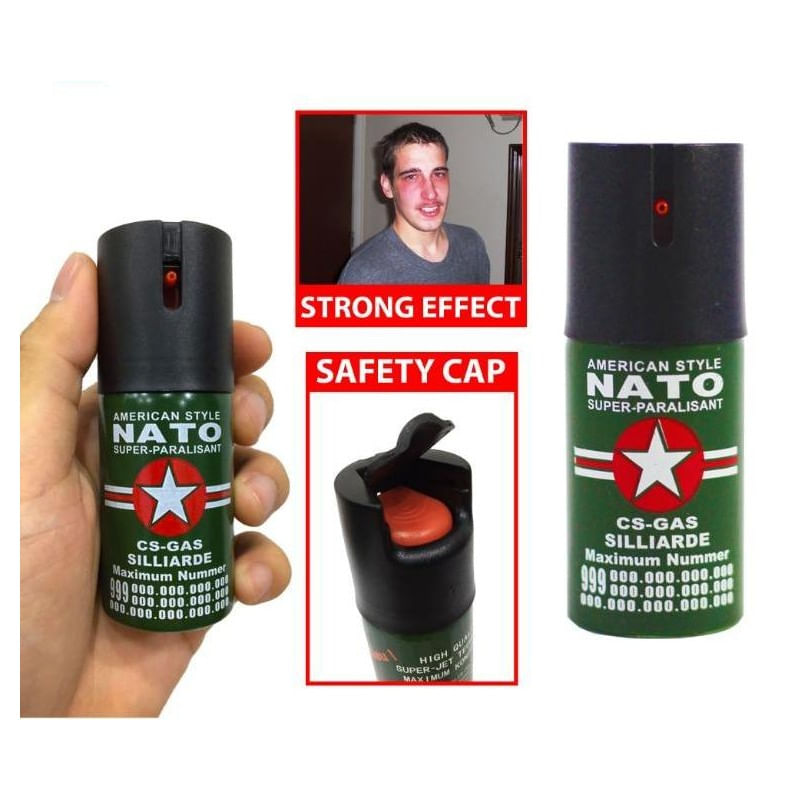 Spray Paralizant Nato Legal MRG M896 , Autoaparare, 60ml, Super Jet - imagine 2