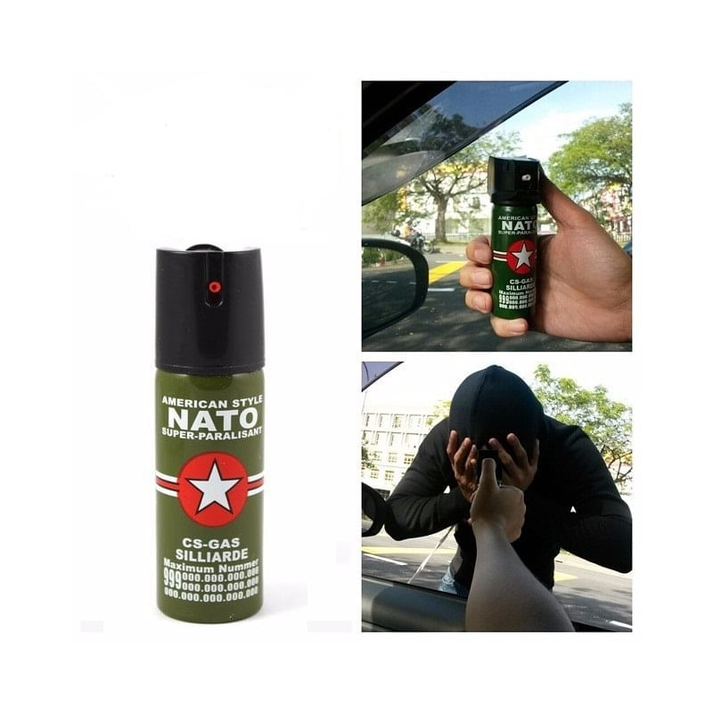 Spray Paralizant Nato Legal MRG M896 , Autoaparare, 60ml, Super Jet - imagine 5