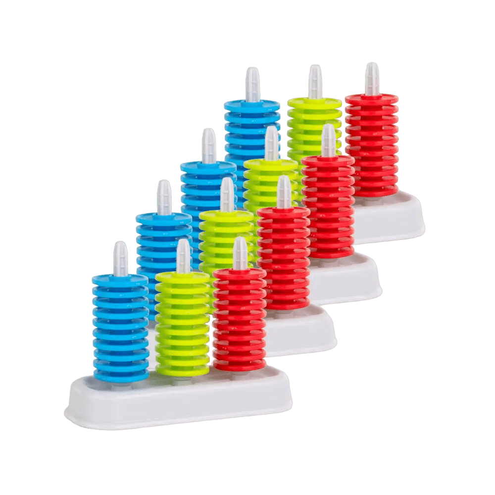 Set STEM de 4 numaratori cu cate 30 jetoane colorate